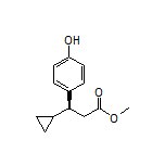 Methyl (S)-3-Cyclopropyl-3-(4-hydroxyphenyl)propanoate