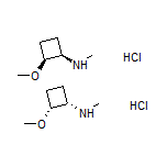 cis-2-Methoxy-N-methylcyclobutanamine Hydrochloride