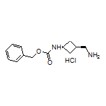 cis-3-(Aminomethyl)-N-Cbz-cyclobutanamine Hydrochloride