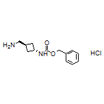 trans-3-(Aminomethyl)-N-Cbz-cyclobutanamine Hydrochloride