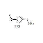 1-(trans-3-Methoxycyclobutyl)-N-methylmethanamine Hydrochloride