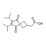 2-[3,3-Bis(isopropoxycarbonyl)cyclobutyl]acetic Acid
