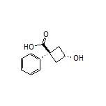 trans-3-Hydroxy-1-phenylcyclobutanecarboxylic Acid