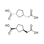 cis-3-(Carboxymethyl)cyclopentanecarboxylic Acid