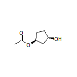 3-Hydroxycyclopentyl (1S,3R)-Acetate