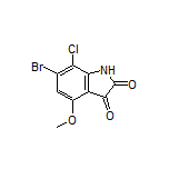 6-Bromo-7-chloro-4-methoxyindoline-2,3-dione
