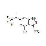 4-Bromo-6-(1,1,1-trifluoro-2-propyl)-1H-indazol-3-amine
