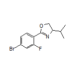 2-(4-Bromo-2-fluorophenyl)-4-isopropyl-4,5-dihydrooxazole
