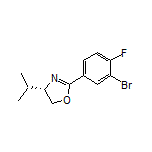 (S)-2-(3-Bromo-4-fluorophenyl)-4-isopropyl-4,5-dihydrooxazole