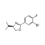(R)-2-(3-Bromo-4-fluorophenyl)-4-isopropyl-4,5-dihydrooxazole