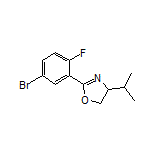 2-(5-Bromo-2-fluorophenyl)-4-isopropyl-4,5-dihydrooxazole