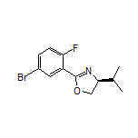 (S)-2-(5-Bromo-2-fluorophenyl)-4-isopropyl-4,5-dihydrooxazole
