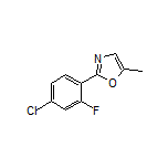 2-(4-Chloro-2-fluorophenyl)-5-methyloxazole