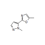 5-Methyl-2-(1-methyl-1H-pyrazol-5-yl)oxazole