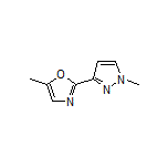5-Methyl-2-(1-methyl-1H-pyrazol-3-yl)oxazole