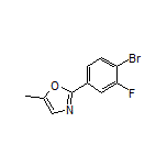 2-(4-Bromo-3-fluorophenyl)-5-methyloxazole