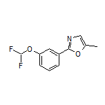 2-[3-(Difluoromethoxy)phenyl]-5-methyloxazole