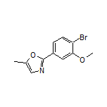 2-(4-Bromo-3-methoxyphenyl)-5-methyloxazole
