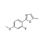 2-(2-Fluoro-4-methoxyphenyl)-5-methyloxazole