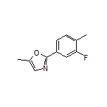 2-(3-Fluoro-4-methylphenyl)-5-methyloxazole