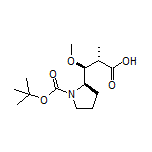 (2S,3S)-3-[(R)-1-Boc-pyrrolidin-2-yl]-3-methoxy-2-methylpropanoic Acid