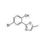 4-Bromo-2-(5-methyloxazol-2-yl)phenol