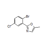 2-(2-Bromo-5-chlorophenyl)-5-methyloxazole
