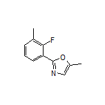 2-(2-Fluoro-3-methylphenyl)-5-methyloxazole