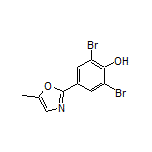 2,6-Dibromo-4-(5-methyloxazol-2-yl)phenol