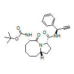 (3S,6S,10aS)-6-(Boc-amino)-5-oxo-N-[(R)-1-phenylprop-2-yn-1-yl]decahydropyrrolo[1,2-a]azocine-3-carboxamide