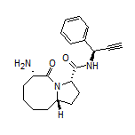 (3S,6S,10aS)-6-Amino-5-oxo-N-[(R)-1-phenylprop-2-yn-1-yl]decahydropyrrolo[1,2-a]azocine-3-carboxamide