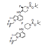rac-N-[(3S,4R)-1-Boc-3-fluoropiperidin-4-yl]-2-iodo-1-(2,2,2-trifluoroethyl)-1H-indol-4-amine