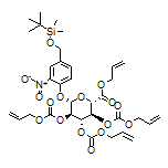 Allyl (2S,3S,4S,5R,6S)-3,4,5-Tris[[(allyloxy)carbonyl]oxy]-6-[4-[[(tert-butyldimethylsilyl)oxy]methyl]-2-nitrophenoxy]tetrahydro-2H-pyran-2-carboxylate