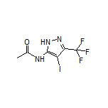 N-[4-Iodo-3-(trifluoromethyl)-1H-pyrazol-5-yl]acetamide