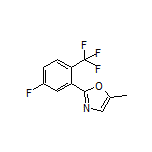 2-[5-Fluoro-2-(trifluoromethyl)phenyl]-5-methyloxazole