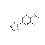 2-(3-Iodo-4-methoxyphenyl)-5-methyloxazole