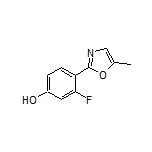3-Fluoro-4-(5-methyloxazol-2-yl)phenol