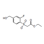 Ethyl 2-[[2-Fluoro-4-(hydroxymethyl)phenyl]sulfonyl]acetate