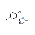 2-(2-Chloro-5-fluorophenyl)-5-methyloxazole