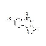 2-(4-Methoxy-2-nitrophenyl)-5-methyloxazole