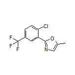 2-[2-Chloro-5-(trifluoromethyl)phenyl]-5-methyloxazole