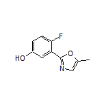 4-Fluoro-3-(5-methyloxazol-2-yl)phenol