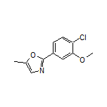 2-(4-Chloro-3-methoxyphenyl)-5-methyloxazole