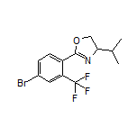 2-[4-Bromo-2-(trifluoromethyl)phenyl]-4-isopropyl-4,5-dihydrooxazole
