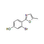 3-Bromo-4-(5-methyloxazol-2-yl)phenol