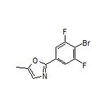 2-(4-Bromo-3,5-difluorophenyl)-5-methyloxazole