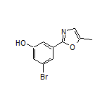 3-Bromo-5-(5-methyloxazol-2-yl)phenol