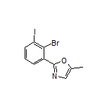 2-(2-Bromo-3-iodophenyl)-5-methyloxazole