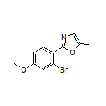 2-(2-Bromo-4-methoxyphenyl)-5-methyloxazole