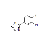 2-(3-Chloro-4-iodophenyl)-5-methyloxazole